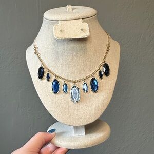 Vintage Avon Interchangeable Necklace Styleswap Midnight Ink Set